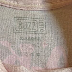 Buzz Men's Pink Short Sleeve Tee